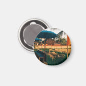 Bali Fields Magnet (Vorderseite/Rückseite)