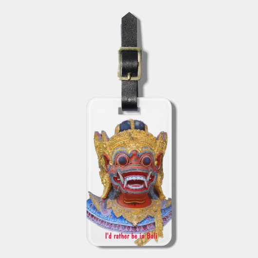 Bali Gepäckanhänger (Vorderseite vertikal)