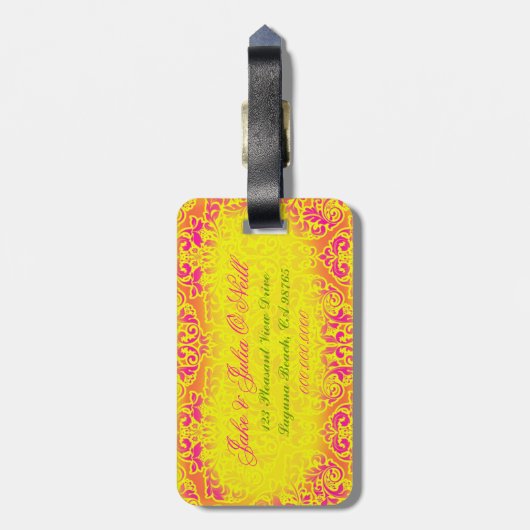 BALI-Gepäckanhänger Gepäckanhänger (Rückseite vertikal)