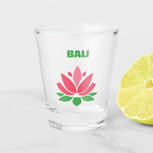 Bali Glass Schnapsglas (Vorderseite)