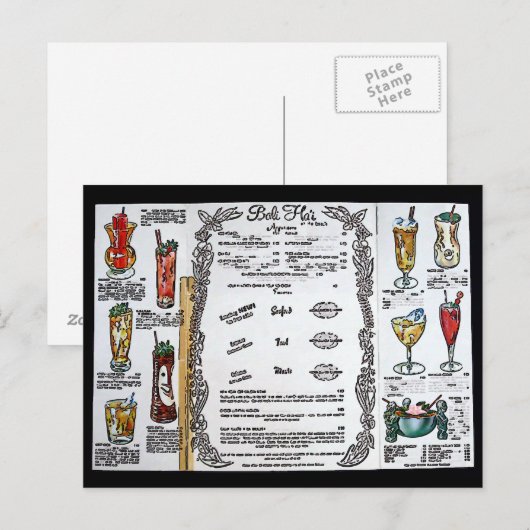 Bali Hai Pontchartrain Beach Drinks Postkarte (Vorne/Hinten)