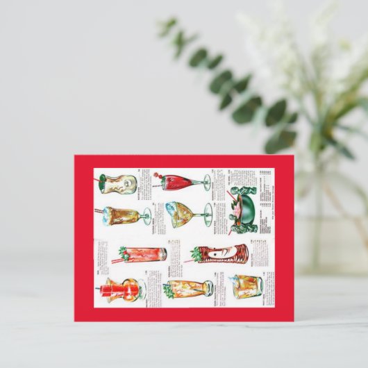 Bali Hai Pontchartrain Beach Drinks Postkarte (Stehend Vorderseite)