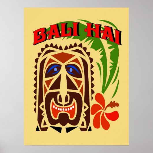 Bali Hai Tiki Club Poster (Vorne)