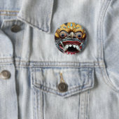 Bali Hindu Maske Button (Beispiel)