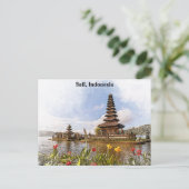 Bali Indonesia Asia Temple Architecture Postkarte (Stehend Vorderseite)
