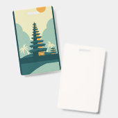 Bali Indonesia Ausweis (Vorder- & Rückseite)