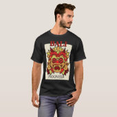 Bali Indonesia Dragon Mask Island Travel Holiday A T-Shirt (Vorne ganz)