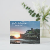 Bali Indonesia Feiertagspostkarte (Stehend Vorderseite)