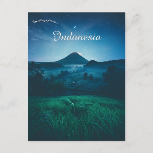 Bali Indonesia Postkarte (Vorderseite)