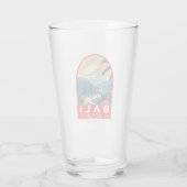 Bali Indonesia Reisen Vintag Glas (Rückseite)