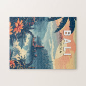 Bali Indonesia Reisen Vintag Puzzle (Horizontal)