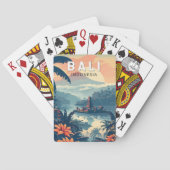 Bali Indonesia Reisen Vintag Spielkarten (Rückseite)
