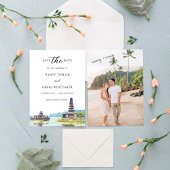 Bali Indonesia Save the Date Card