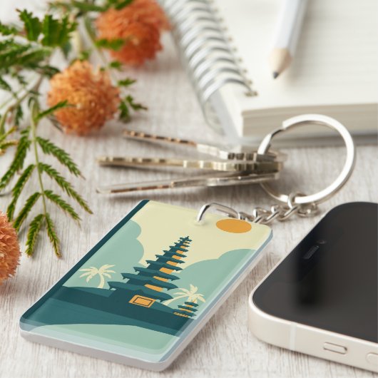 Bali Indonesia Schlüsselanhänger (Vorderseite rechts)
