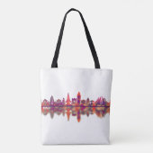 Bali Indonesia Skyline Tasche (Rückseite)