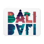 Bali Indonesia Travel Foto Magnet (Horizontal)