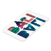 Bali Indonesia Travel Foto Magnet (Linke Seite)