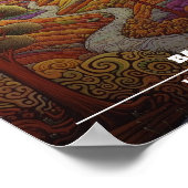 Bali Indonesia Travel Island Paradise Poster (Ecke)