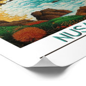 Bali Indonesia Travel Nusa Dua Poster (Ecke)