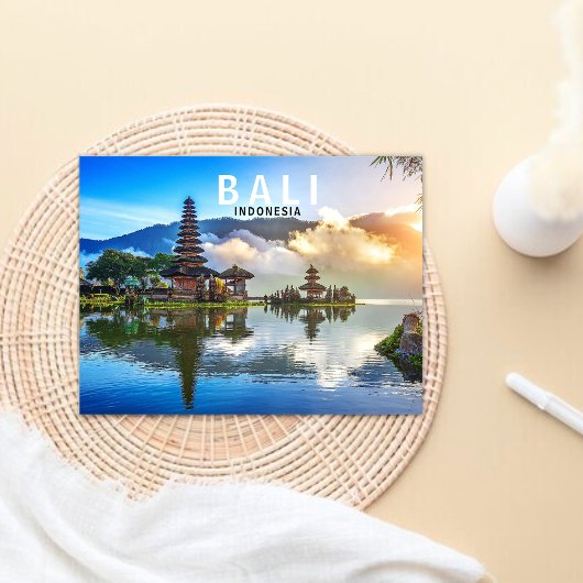 Bali Indonesia Travel Postcard Postkarte