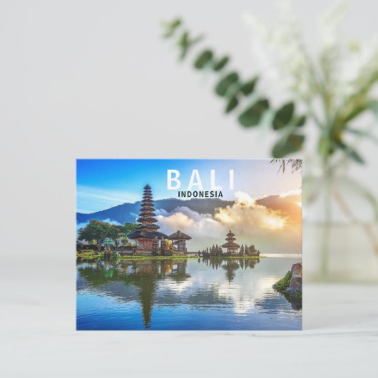 Bali Indonesia Travel Postcard Postkarte (Stehend Vorderseite)