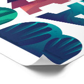 Bali Indonesia Travel Poster (Ecke)