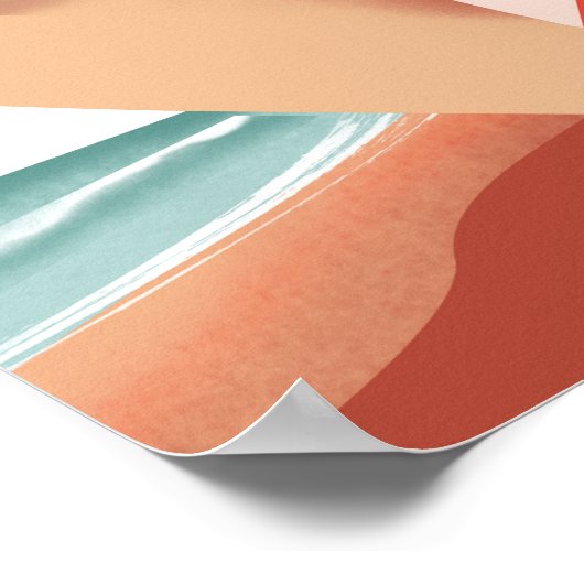 Bali Indonesia Vintage Poster (Ecke)