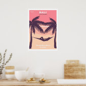 Bali Indonesia Vintage Poster (Küche)