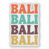 Bali, Indonesien Aufkleber (Vorderseite)