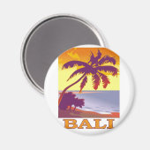 Bali, Indonesien Magnet (Vorderseite/Rückseite)