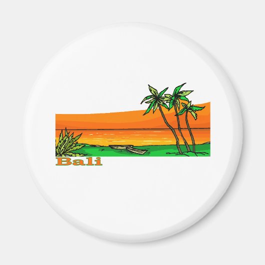 Bali, Indonesien Magnet (Vorne)