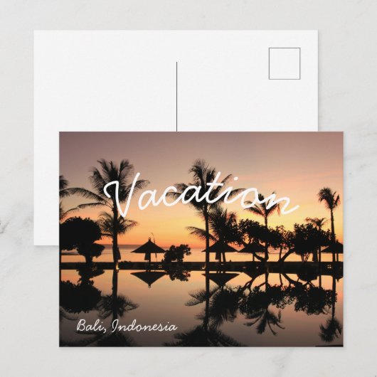 Bali, Indonesien Postcard Postkarte (Vorne/Hinten)