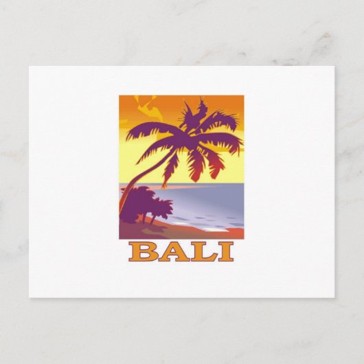 Bali, Indonesien Postkarte (Vorderseite)