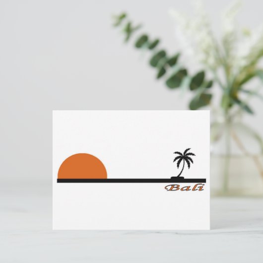 Bali, Indonesien Postkarte (Stehend Vorderseite)