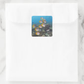 Bali, Indonesien Quadratischer Aufkleber (Tasche)
