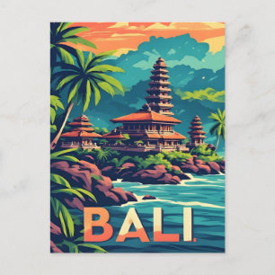 Bali Indonesien Reise Andenken Für Weltreisende Postkarte