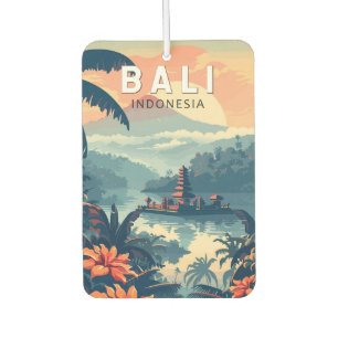Bali Indonesien Reise Kunst Vintage Autolufterfrischer