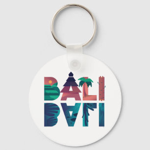 Bali Indonesien Reise Schlüsselanhänger