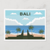 Bali Indonesien Reisestellenbeispiel Postkarte (Vorderseite)
