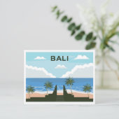 Bali Indonesien Reisestellenbeispiel Postkarte (Stehend Vorderseite)