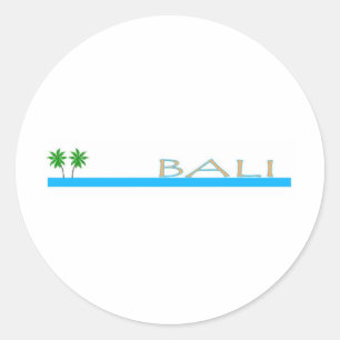 Bali, Indonesien Runder Aufkleber