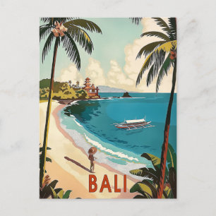 Bali, Indonesien Vintage Postkarte