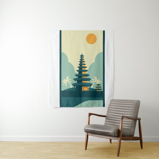 Bali Indonesien Wandteppich (Beispiel)