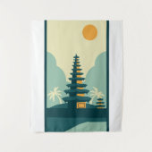 Bali Indonesien Wandteppich (Vorderseite)