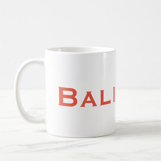 Bali, Indonesien (weniger gelegene Sundainseln) Kaffeetasse (Links)