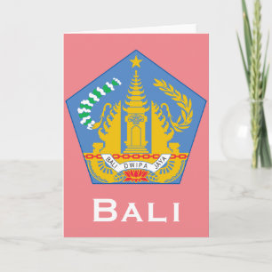 Bali, Indonesien (weniger gelegene Sundainseln) Karte
