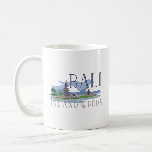 Bali-Insel der Götter Kaffeetasse (Links)