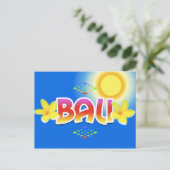 Bali Island Postkarte (Stehend Vorderseite)