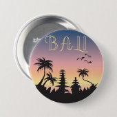 Bali Island Tourismus Zeichen Button (Vorne & Hinten)