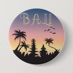 Bali Island Tourismus Zeichen Button